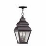 2604-07 Livex Lighting Exeter Bronze Outdoor Pendant 847284028029