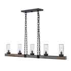 29205 Hinkley Lighting Sq Sawyer Linear Chandelier 640665292114