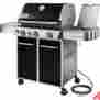 E-330 3-burner Special Edition Genesis Weber Side Natural Gas Grill Bbq Black