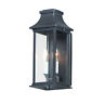 30025clbk Maxim Vicksburg Wide Black Outdoor Wall Sconce 0783209240995