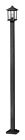 531phbs-536p-bk 3147482 Light . Post Outdoor 9.5 Id Black