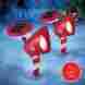 32782 Collections Etc Solar Snowflake Candy Cane Spotlights Set Of 2 32782 Collections Etc Solar Snowflake Candy Cane Spotlights Set Of 2