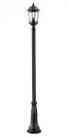 540phb-518p-bk 3293961 Beveled Shade Id Outdoor Clear Light Post
