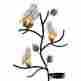 35702 Collections Etc Solar Owl Family Garden Stake 842022185743