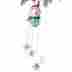 35904 Collections Etc Solar Color Changing Snowman Dangler