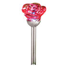 39098 Collections Etc Solar Rose Flower Garden Stake By