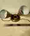 40326 Remcraft 2 Light Medium Swedish Modern Double Bullet Directional Spotlights