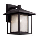 40361 Bk Trans Globe Lighting Black High Outdoor Wall 736916632300