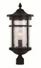 40384 Rt Trans Globe Imports One Light Postmount Lantern 691039365880