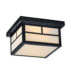 4059wtbk Maxim Lighting International Coldwater Black Led Outdoor Flush 783209202061