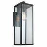 40752 Bk Trans Globe Lighting Oxford Outdoor Wall Lantern