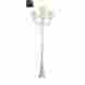 4080 Trans Globe Lighting Global Bk The Standard 4 Light Outdoor Pole Black