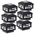 4336510380 Post Lights Pack Modern Design Solar Powered Cap 841478134862
