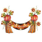 43724 Collections Fall Blessings Solar Light Up Outdoor Banner 191121146156