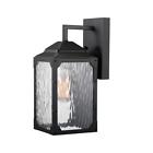 Sconce44192 44192 Globe Electric Miller Black Outdoor Wall Mount Sconce 058219441923