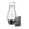 44214 Globe Electric Covington Black Outdoor Wall Lantern Sconce 058219442142