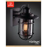 44308 Globe Electric Natural Black Vintage Turner Wall Sconce 058219443088