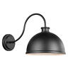 44626 Globe Electric Tall Outdoor Wall Sconce Black 058219446263