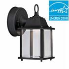 46335981058 Hampton Bay Black Outdoor Led Wall Lantern 46335981058 Hampton Bay Black Outdoor Led Wall Lantern