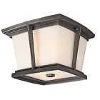 49220avi Kichler Brockton Ceiling Light 2-light Flush Iron Mount Anvil Outdoor