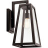 49332rz Kichler Lighting Delison Outdoor Wall Light Rubbed Bronze 007839275685