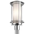 49349pss316 Kichler Pacific Edge Polished Stainless Steel Outdoor Post 783927360920