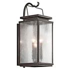 49386oz Kichler Manningham Olde Bronze Three Light Medium Outdoor 783927383042