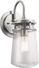49445ba Kichler Lyndon Outdoor Wall Lantern Brushed Aluminum