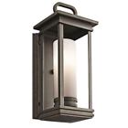 49475rz Kichler South Hope Tall Rubbed Bronze Outdoor Wall 783927391917