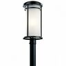 49690bk Kichler Lighting Toman Light Outdoor Post Lantern Inches 783927560115