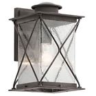 49744wzcl16 Kichler Argyle Weathered Zinc Led Outdoor Wall Sconce 0783927511421