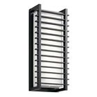 49786bkled Kichler Rockbridge Black Led Outdoor Wall Light 783927512534