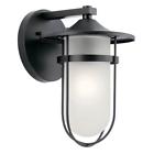 49825bk Kichler Finn Black 9-inch 783927518512