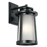 49918bk Kichler Harbor Bay Black Medium Outdoor Wall Light 783927540391