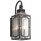 49931wzc Kichler Bay Village Weathered Zinc Medium Outdoor Wall 783927540490
