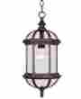 5-0631-72 Kensington Savoy House Rustic Bronze 1 Light Outdoor Pendant Hanging 17x9 Inches