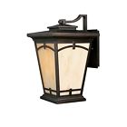 9522bb 5-20 Lantern Glass Bronze Wall Lighting Capital Outdoor Shade