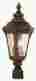 5047rt 5047 Trans Globe Lot Of 2 Pair Lighting Rt Outdoor Post Light In Rust New