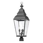 5217-c Elk Lighting Bristol Charcoal Outdoor Post Lantern 748119029443