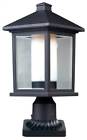 523phm-533pm-bk Z-lite Mesa Outdoor Post 685659012149