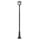 554phb-557p-bk Aspen Black Outdoor Post Light 685659067569