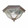 5615bw Acclaim Lighting Burled Walnut Outdoor Ceiling Flush Mount 875627007233