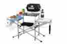 57293 Camco Deluxe Camping Folding Table Grilling Carrying Case Outdoor Bbq High-strength 711599304591