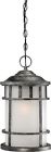 60-45734-led Nuvo Lighting Manor Es Light Led Aged Silver Outdoor Hanging