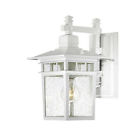 60 4951 Cove Neck Nuvo Lighting White Single-light Wall Lantern 045923649516