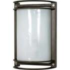 60-531 Nuvo Lighting Outdoor Wall Sconce With Patterned Glass 045923605314