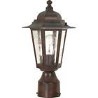 60-995 Nuvo Lighting Post Lantern Old Seeded Glass 045923609954