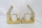 627442194113 Room Essentials White Outdoor Lantern House With Candle