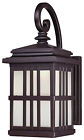 64002 Westinghouse Lighting Corp Led Wall Lantern Outdoor Bronze 024034640025