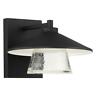 641594229523 Access Lighting Silo Medium Black Led Outdoor Wall